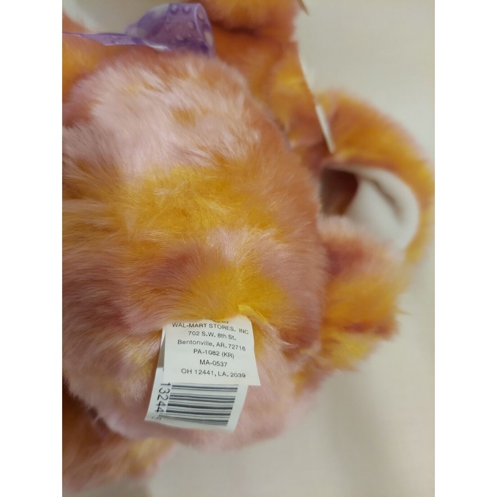 Walmart Easter Bunny Rabbit Carrot Ear 1990's Stuffed Animal Plush Vintage NEW - Picture 9 of 10